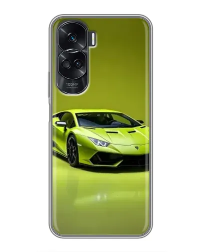 Чехол для Huawei Honor 90 Lite с картинкой «Салатовый Lamborghini Huracan»