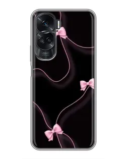 Чехол для Huawei Honor 90 Lite с картинкой «Розовые ленты» Чехол для Huawei Honor 90 Lite с картинкой «Розовые ленты»