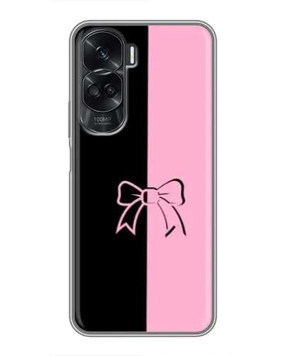 Чехол для Huawei Honor 90 Lite с картинкой «Половинки банта»