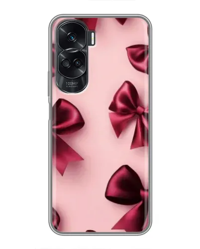 Чехол для Huawei Honor 90 Lite с картинкой «Бордовый атлас»