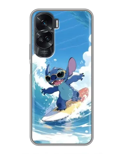 Чехол для Huawei Honor 90 Lite с картинкой «Стич на волне»