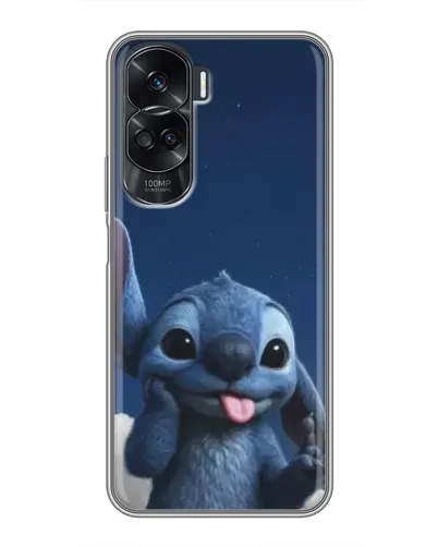 Чехол для Huawei Honor 90 Lite с картинкой «Стич в облаках»