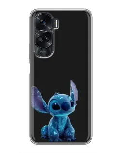 Чохол для Huawei Honor 90 Lite з картинкою «Стіч на чорному» Чохол для Huawei Honor 90 Lite з картинкою «Стіч на чорному»
