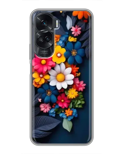Чехол для Huawei Honor 90 Lite с картинкой «Цветочная феерия»