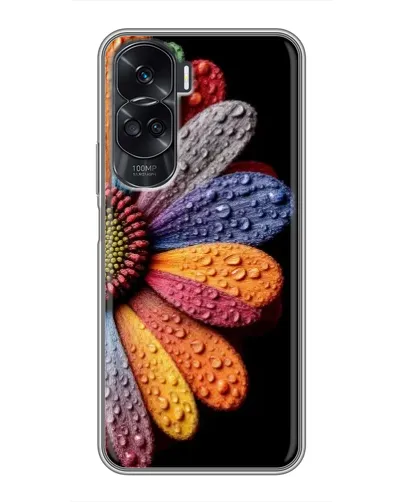 Чехол для Huawei Honor 90 Lite с картинкой «Радужный цветок»