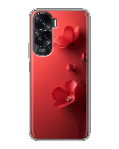 Чехол для Huawei Honor 90 Lite с картинкой «Маковые соцветия»