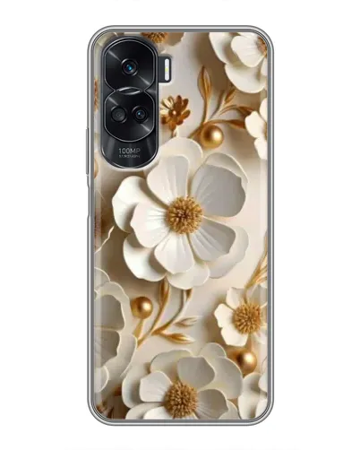Чехол для Huawei Honor 90 Lite с картинкой «Белие бумажние  цвети»
