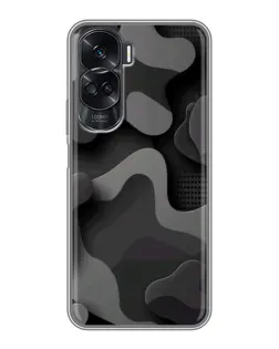 Чохол для Huawei Honor 90 Lite з картинкою «Темний абстрактний камуфляж» Чохол для Huawei Honor 90 Lite з картинкою «Темний абстрактний камуфляж»