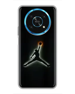 Чехол для Huawei Honor Magic 6 Lite 5G с картинкой «Jordan Gradient Logo»