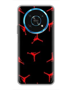 Чехол для Huawei Honor Magic 6 Lite 5G с картинкой «Jordan Red Pattern»