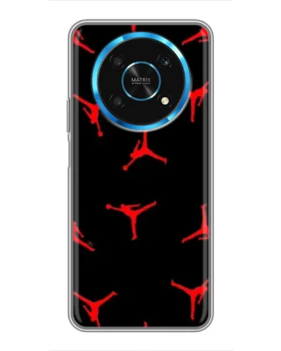 Чехол для Huawei Honor Magic 6 Lite 5G с картинкой «Jordan Red Pattern»