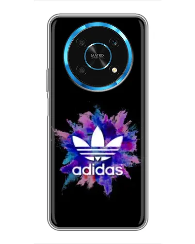 Чехол для Huawei Honor Magic 6 Lite 5G с картинкой «Взрыв красок Adidas»
