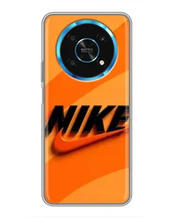 Чехол для Huawei Honor Magic 6 Lite 5G с картинкой «Оранжевый драйв Nike»