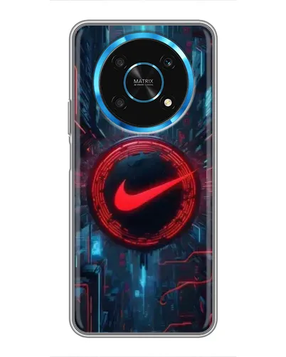 Чехол для Huawei Honor Magic 6 Lite 5G с картинкой «Техногенный стиль Nike» Чехол для Huawei Honor Magic 6 Lite 5G с картинкой «Техногенный стиль Nike»