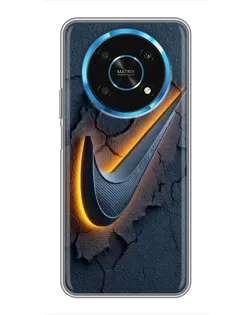 Чехол для Huawei Honor Magic 6 Lite 5G с картинкой «Объемный логотип Найк»