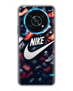 Чехол для Huawei Honor Magic 6 Lite 5G с картинкой «Коллекция кроссовок Nike»