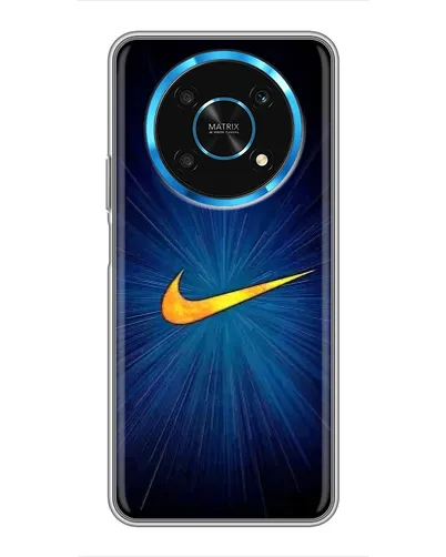 Чехол для Huawei Honor Magic 6 Lite 5G с картинкой «Синий пульс Nike» Чехол для Huawei Honor Magic 6 Lite 5G с картинкой «Синий пульс Nike»