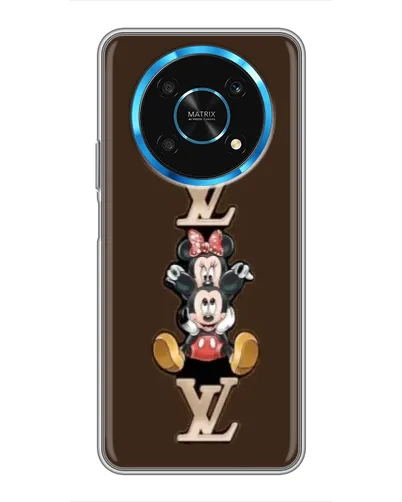 Чехол для Huawei Honor Magic 6 Lite 5G с картинкой «LV и Микки Маус»