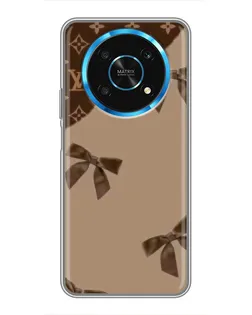 Чехол для Huawei Honor Magic 6 Lite 5G с картинкой «LV — кофейный атлас»