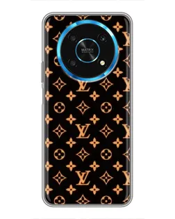 Чехол для Huawei Honor Magic 6 Lite 5G с картинкой «Золотая монограмма LV»