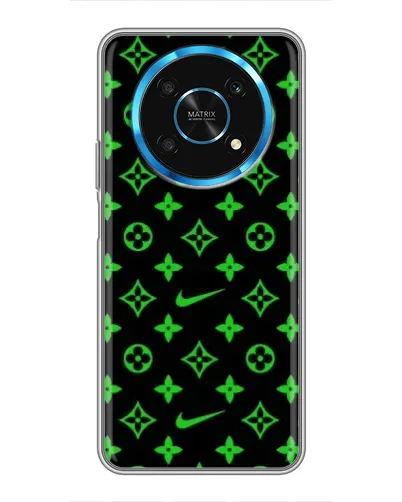 Чехол для Huawei Honor Magic 6 Lite 5G с картинкой «Неоновый принт LV»