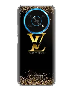 Чехол для Huawei Honor Magic 6 Lite 5G с картинкой «LV — золотые искры»