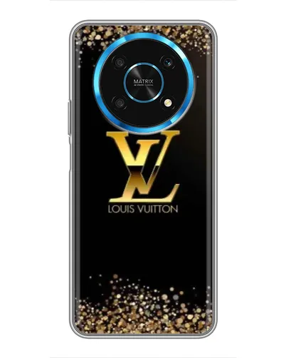 Чехол для Huawei Honor Magic 6 Lite 5G с картинкой «LV — золотые искры»