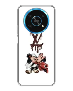 Чехол для Huawei Honor Magic 6 Lite 5G с картинкой «LV и Микки Маус»