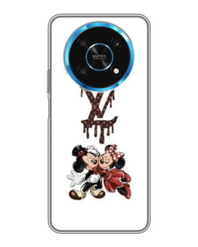 Чехол для Huawei Honor Magic 6 Lite 5G с картинкой «LV и Микки Маус»