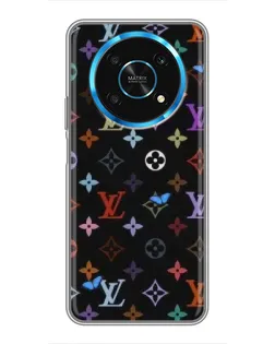 Чехол для Huawei Honor Magic 6 Lite 5G с картинкой «Цветная монограмма LV»