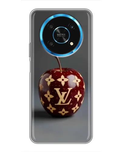 Чехол для Huawei Honor Magic 6 Lite 5G с картинкой «Красное яблоко LV»