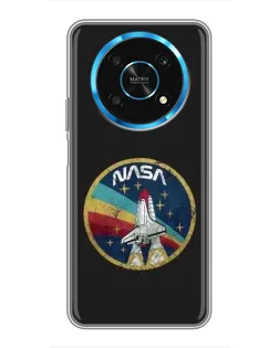 Чехол для Huawei Honor Magic 6 Lite 5G с картинкой «NASA — эмблема миссии»