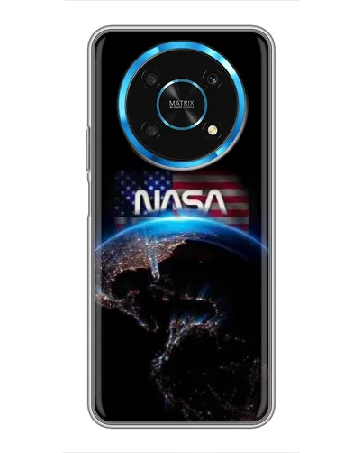 Чехол для Huawei Honor Magic 6 Lite 5G с картинкой «Земля из космоса NASA»