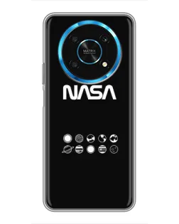 Чехол для Huawei Honor Magic 6 Lite 5G с картинкой «NASA — технический принт» Чехол для Huawei Honor Magic 6 Lite 5G с картинкой «NASA — технический принт»