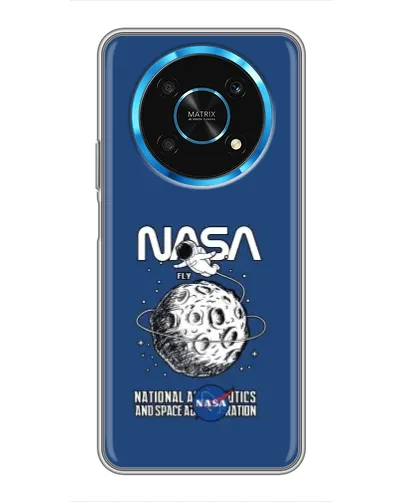 Чехол для Huawei Honor Magic 6 Lite 5G с картинкой «NASA — лунная миссия»