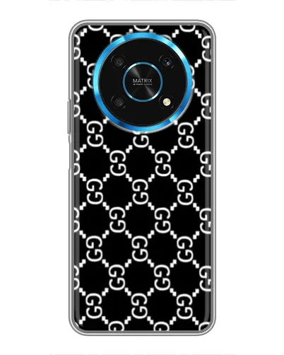 Чехол для Huawei Honor Magic 6 Lite 5G с картинкой «Gucci — сетчатый паттерн»