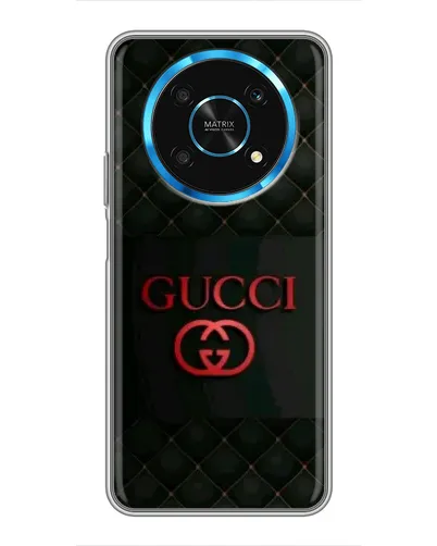 Чехол для Huawei Honor Magic 6 Lite 5G с картинкой «Gucci — стеганый черный»