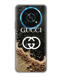 Чехол для Huawei Honor Magic 6 Lite 5G с картинкой «Gucci — песчаные дюны»
