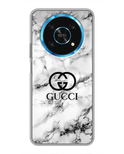 Чехол для Huawei Honor Magic 6 Lite 5G с картинкой «Gucci — мраморный шик»