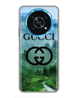 Чехол для Huawei Honor Magic 6 Lite 5G с картинкой «Gucci — горный пейзаж»