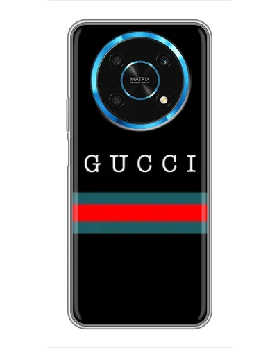 Чехол для Huawei Honor Magic 6 Lite 5G с картинкой «Gucci — красный пояс»