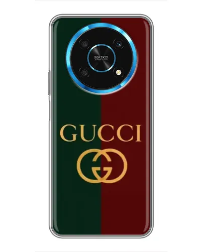 Чехол для Huawei Honor Magic 6 Lite 5G с картинкой «Gucci — темно-зеленый градиент» Чехол для Huawei Honor Magic 6 Lite 5G с картинкой «Gucci — темно-зеленый градиент»