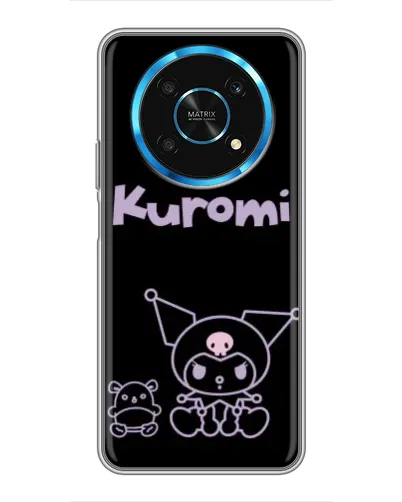 Чехол для Huawei Honor Magic 6 Lite 5G с картинкой «Kuromi — черный минимализм» Чехол для Huawei Honor Magic 6 Lite 5G с картинкой «Kuromi — черный минимализм»