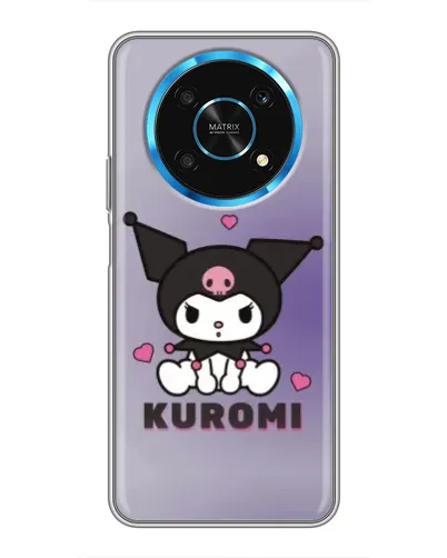 Чехол для Huawei Honor Magic 6 Lite 5G с картинкой «Kuromi — фиолетовый арт» Чехол для Huawei Honor Magic 6 Lite 5G с картинкой «Kuromi — фиолетовый арт»