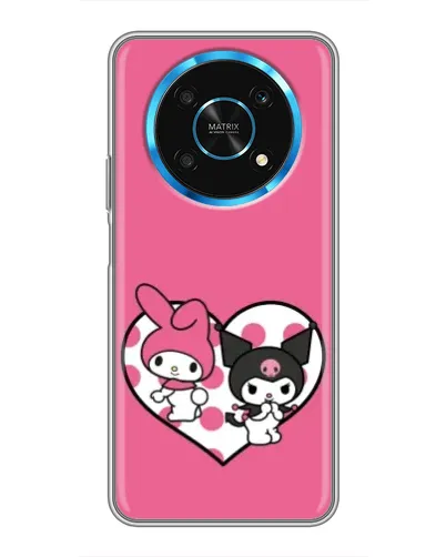 Чехол для Huawei Honor Magic 6 Lite 5G с картинкой «Kuromi и My Melody» Чехол для Huawei Honor Magic 6 Lite 5G с картинкой «Kuromi и My Melody»