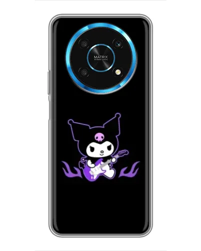Чехол для Huawei Honor Magic 6 Lite 5G с картинкой «Электрическая Kuromi» Чехол для Huawei Honor Magic 6 Lite 5G с картинкой «Электрическая Kuromi»