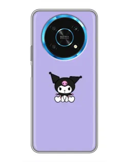 Чехол для Huawei Honor Magic 6 Lite 5G с картинкой «Kuromi — фиолетовый минимализм»