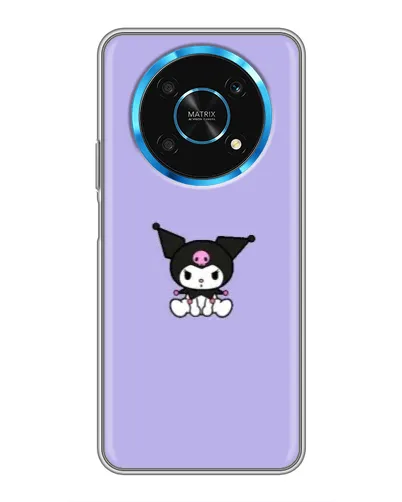 Чехол для Huawei Honor Magic 6 Lite 5G с картинкой «Kuromi — фиолетовый минимализм» Чехол для Huawei Honor Magic 6 Lite 5G с картинкой «Kuromi — фиолетовый минимализм»