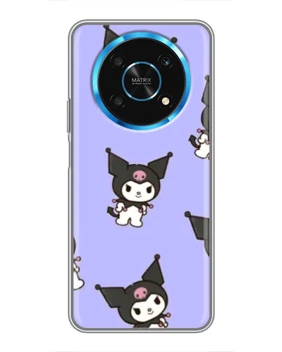 Чехол для Huawei Honor Magic 6 Lite 5G с картинкой «Паттерн с Kuromi» Чехол для Huawei Honor Magic 6 Lite 5G с картинкой «Паттерн с Kuromi»