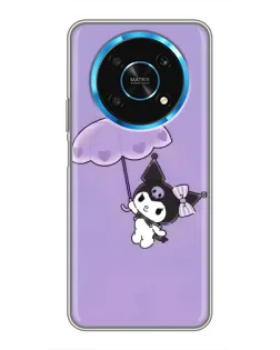 Чехол для Huawei Honor Magic 6 Lite 5G с картинкой «Kuromi с зонтиком»